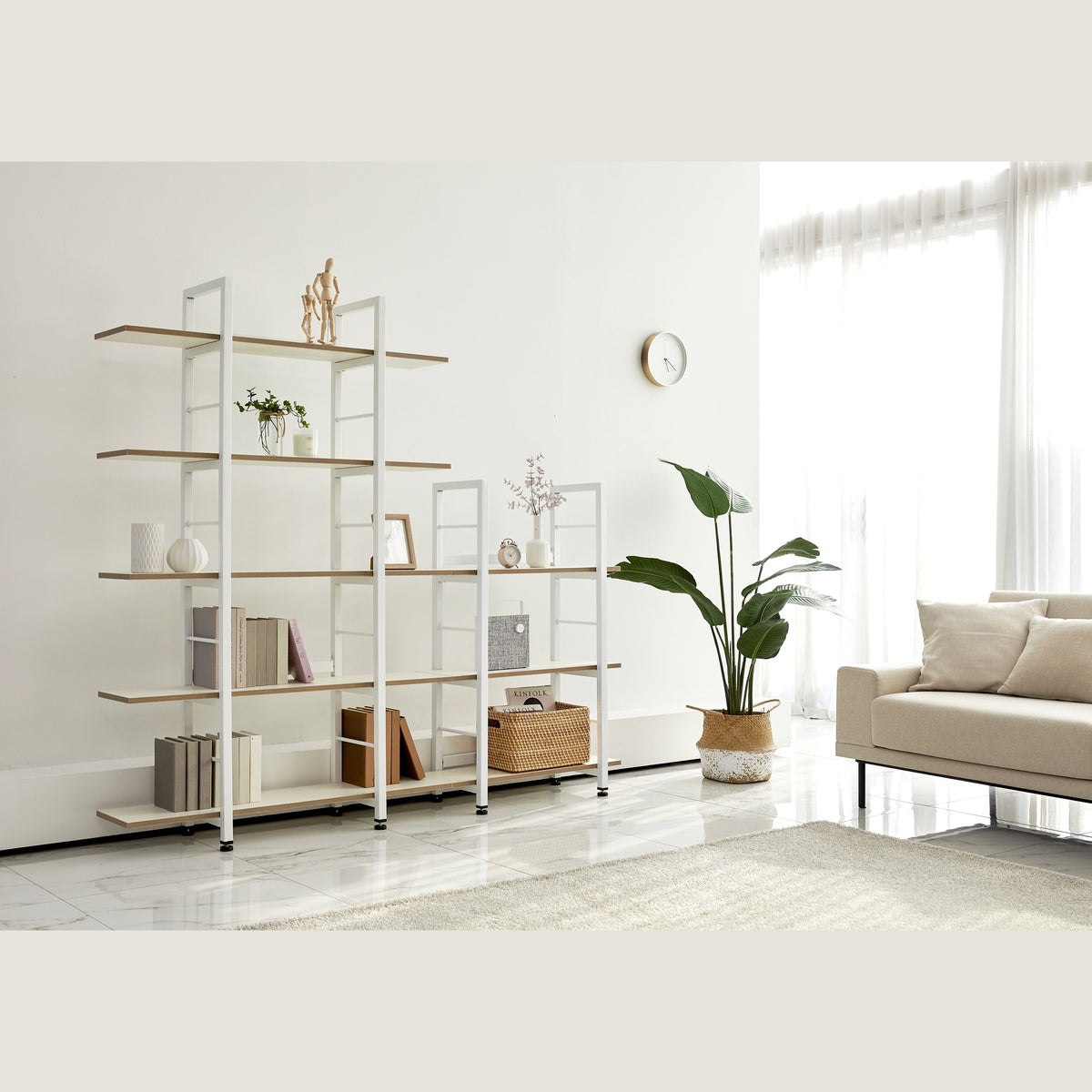 SSS-001-FW Bookshelf 800-3T