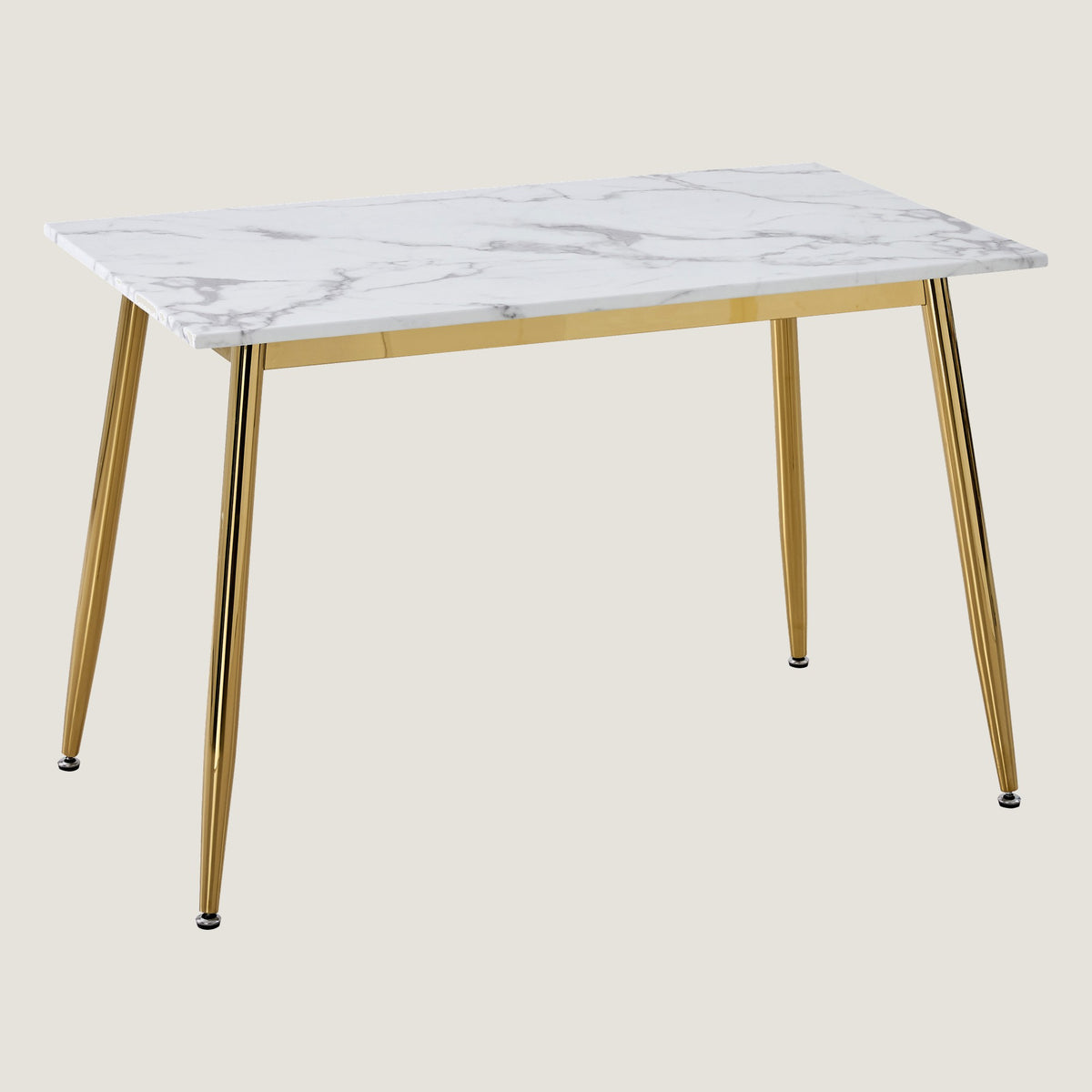 RIS M10 Marble Dining Table A-Type 1200 (Gold)