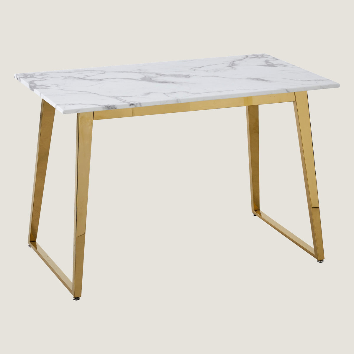 RIS M13 Marble Dining Table B-Type 1200 (Gold)
