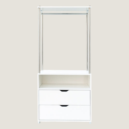 Growing Wardrobe Storage Unit (3-Drawer + Hanger Unit)