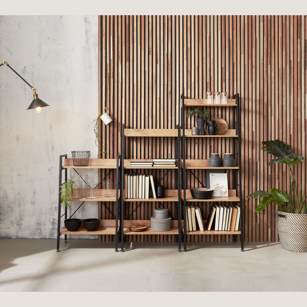 A-630 Ladder Bookshelf-3T