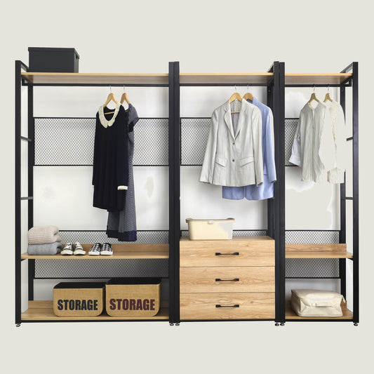 PLANK W10 Wardrobe 2600 Set (A)