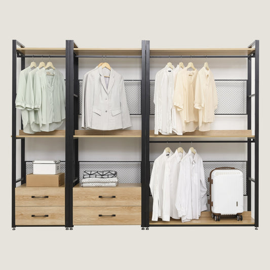 PLANK W10 Wardrobe 2600 Set (B)