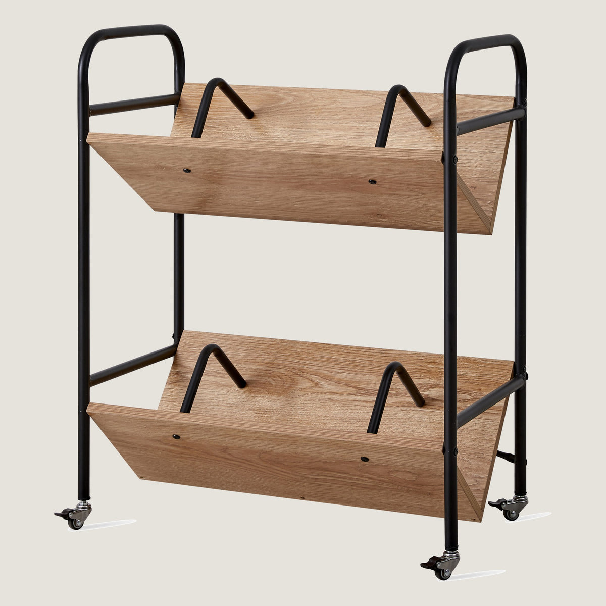 Q-1206-2V Bookshelf with Wheels