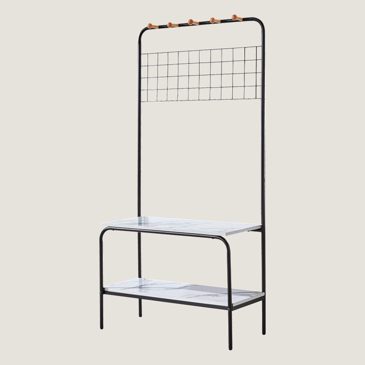 Q-1308 Entryway Storage Coat Rack