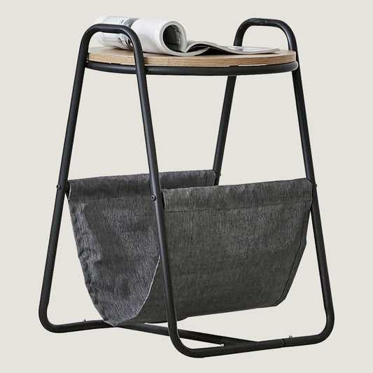 Q-244 Side Table with Magazine Rack