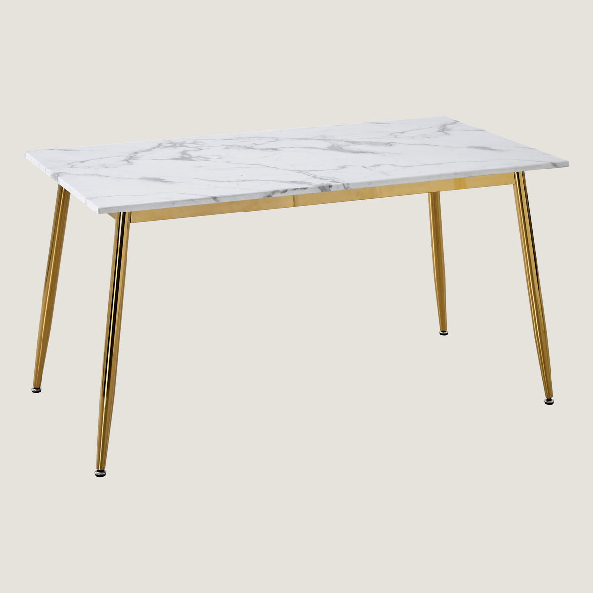 RIS M11 Marble Dining Table A-Type 1500 (Gold)