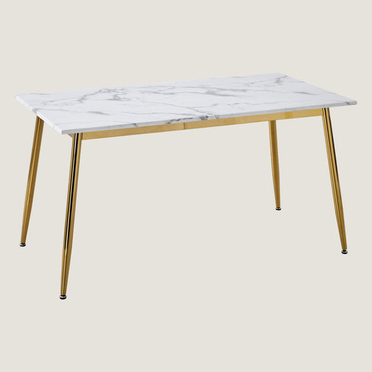 RIS M11 Marble Dining Table A-Type 1500 (Gold)