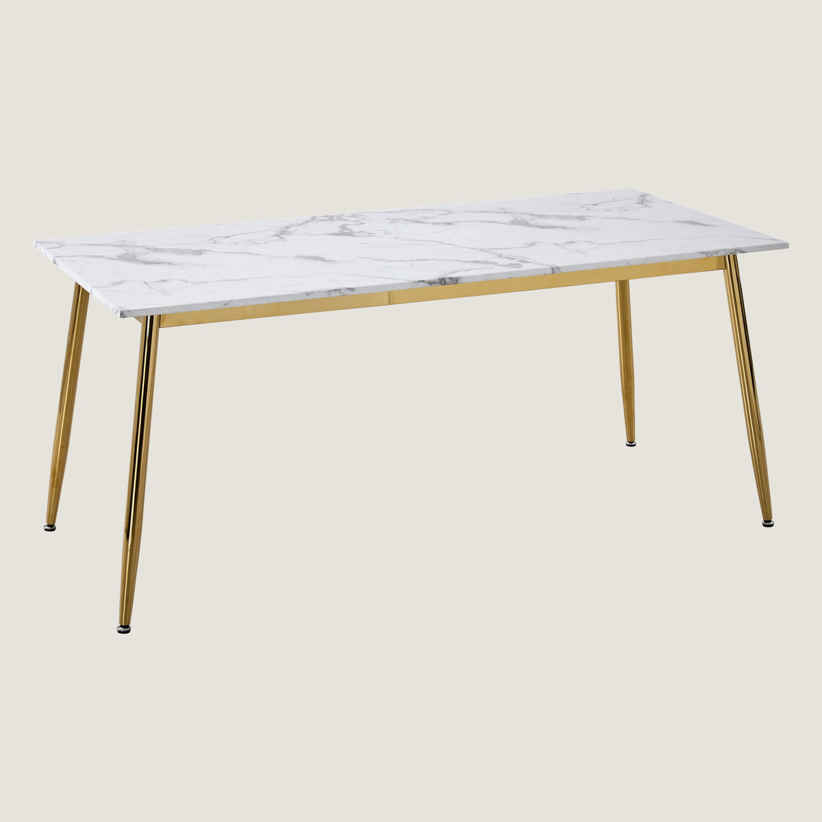 RIS M12 Marble Dining Table A-Type 1800 (Gold)