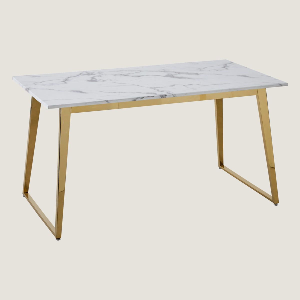 RIS M14 Marble Dining Table B-Type 1500 (Gold)