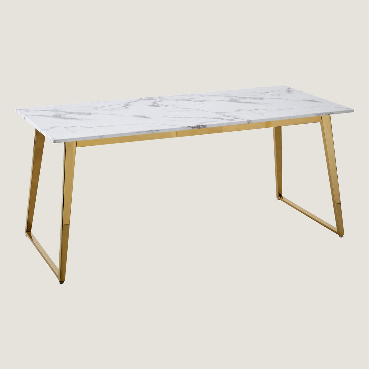 RIS M15 Marble Dining Table B-Type 1800 (Gold)