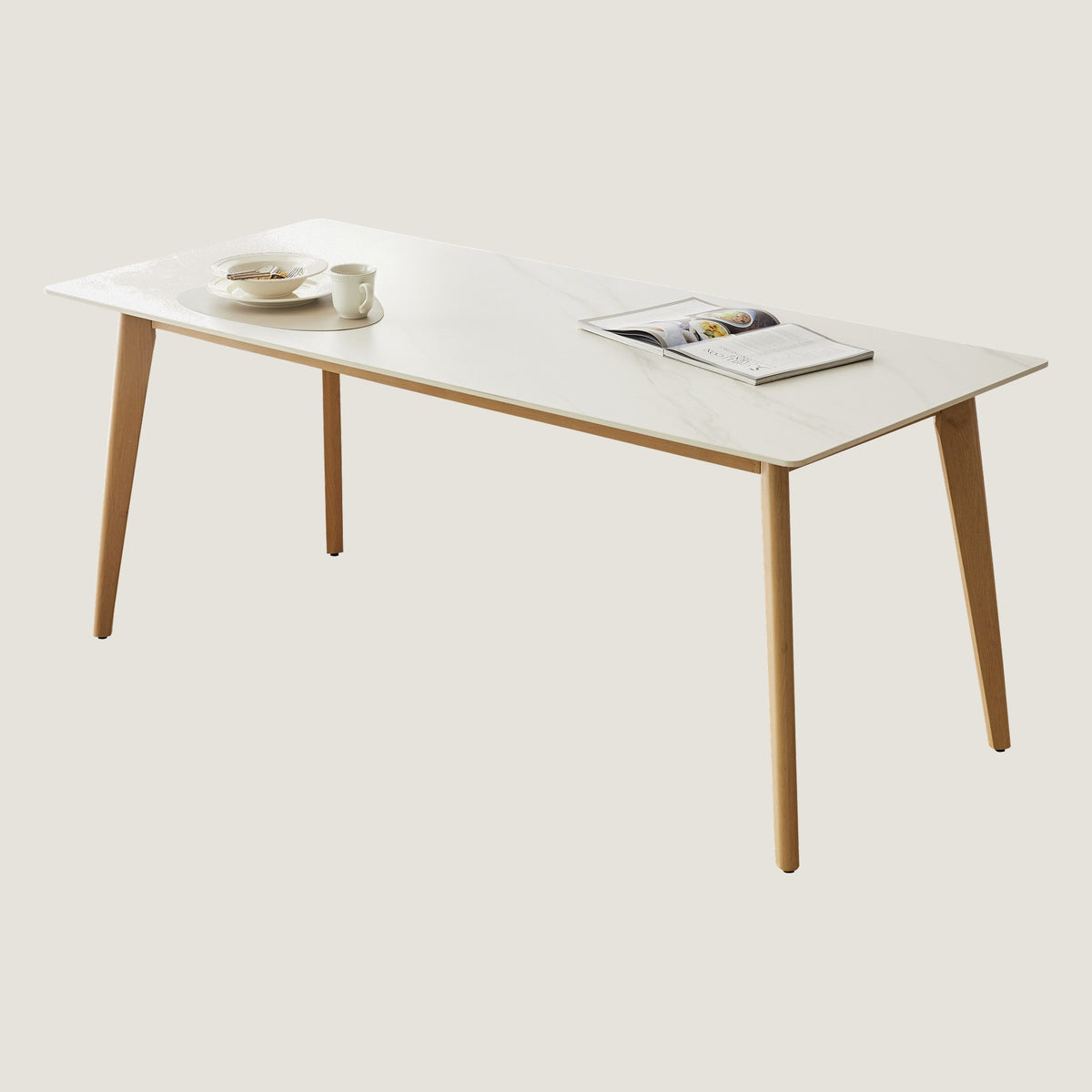 RIS M71 Sintered Stone Dining Table 1800 (Wooden)