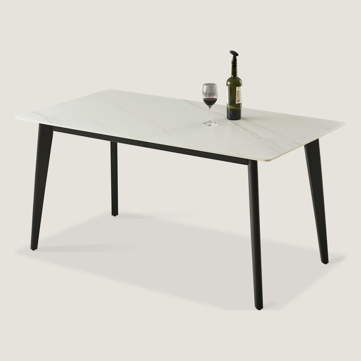 RIS M76 Sintered Stone Dining Table 1500 (Black)