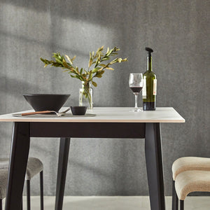 [RIS] *Pocelaine Ceramic* Dining Table (Black Frame)