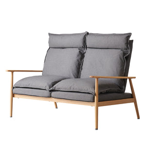 [Bake] Reclining Modular Sofa Single/Double Seat (Wooden Wrap)