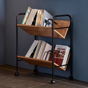 [Querencia] Bookshelf With Wheels